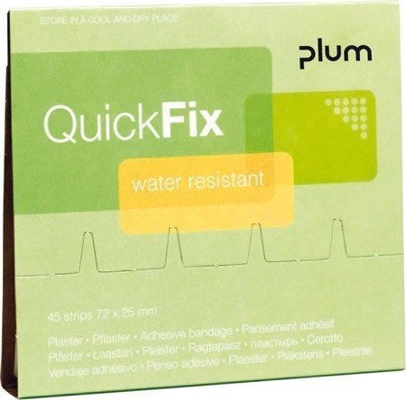Plastry QuickFix, wodoodporne 45 szt, 72*25 mm, uzupełnienie