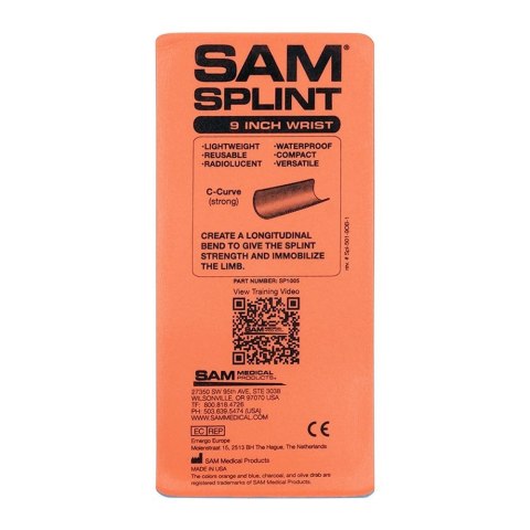 Szyna uniwersalna unieruchamiająca SAM SPLINT Nadgarstek, 22,9*10,8 cm Szyna uniwersalna unieruchamiająca SAM SPLINT Nadgarstek, 22,9*10,8 cm