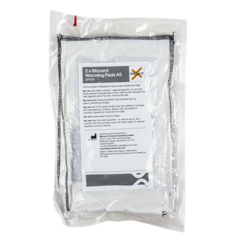 2 x Blizzard Warming Pads A5 2 x Blizzard Warming Pads A5