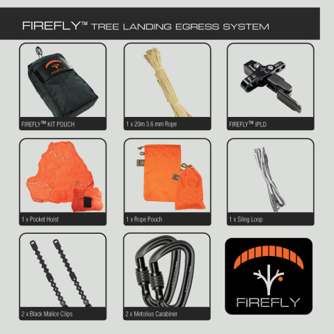 CTOMS FIREFLY- PARAGLIDER TREE LANDING EGRESS SYSTEM CTOMS FIREFLY- PARAGLIDER TREE LANDING EGRESS SYSTEM