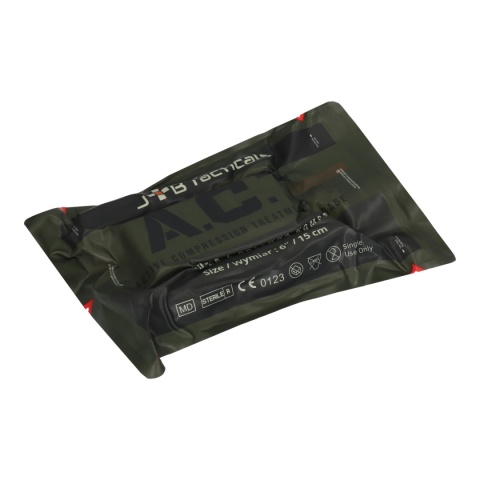 A.C.T. Bandage™ 15 cm – opatrunek uciskowy z rozszerzoną aktywną kompresją i modułem do pakowania ran (wound packing)