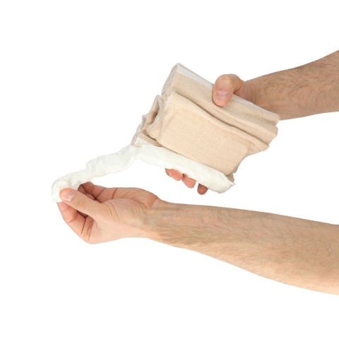 A.C.T. Bandage™ 15 cm – opatrunek uciskowy z rozszerzoną aktywną kompresją i modułem do pakowania ran (wound packing)