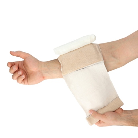 A.C.T. Bandage™ 15 cm – opatrunek uciskowy z rozszerzoną aktywną kompresją i modułem do pakowania ran (wound packing)