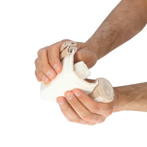 A.C.T. Bandage™ 15 cm – opatrunek uciskowy z rozszerzoną aktywną kompresją i modułem do pakowania ran (wound packing)