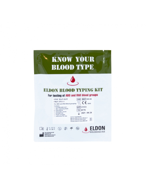 ELDON™ Blood Typing Kit ELDON™ Blood Typing Kit