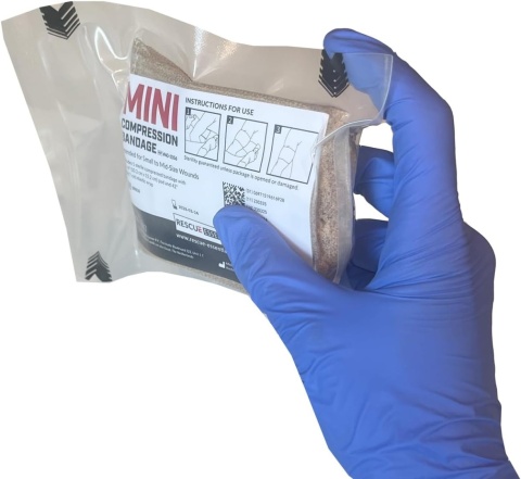 Rescue Essentials® Mini Compression Bandage- opatrunek osobisty