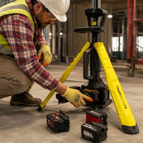Najaśnica TOWER BEAM X3 10 000 lm akumulatorowa AC/230V – BEZ AKUMULATORA I TORBY