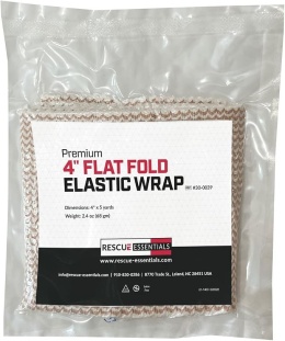 Premium Elastic Wrap, 5 yds (Flat Folded)- bandaż elastyczny