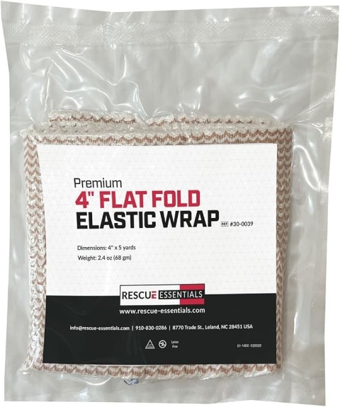 Premium Elastic Wrap, 5 yds (Flat Folded)- bandaż elastyczny