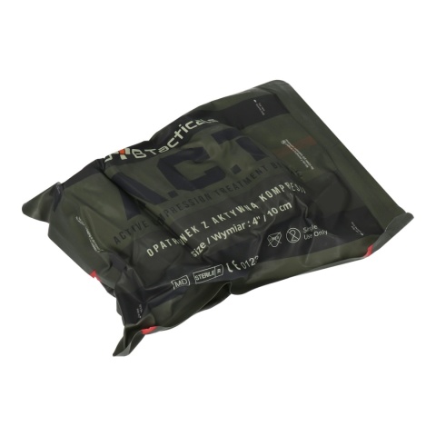 ProduktA.C.T. Bandage™ 10 cm – opatrunek uciskowy z aktywną kompresją i modułem do pakowania ran (wound packing) bez nazwy