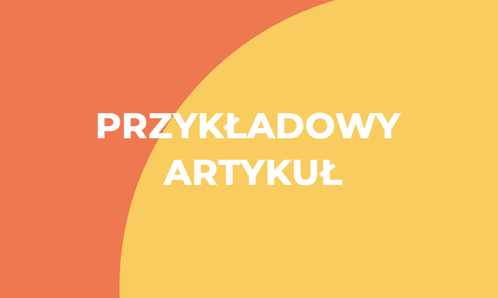 Drugi przykładowy artykuł